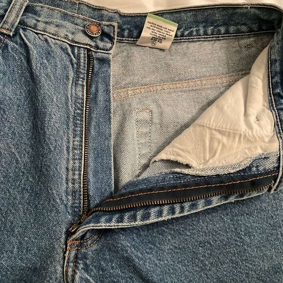 Gitano VTG 90s High Waisted Tapered Denim Mom Blue Jeans Womens Size 14 Short - Picture 10 of 13